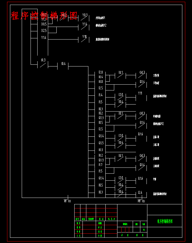 基于PLC的小型搬运机械手控制系统设计含4张CAD图