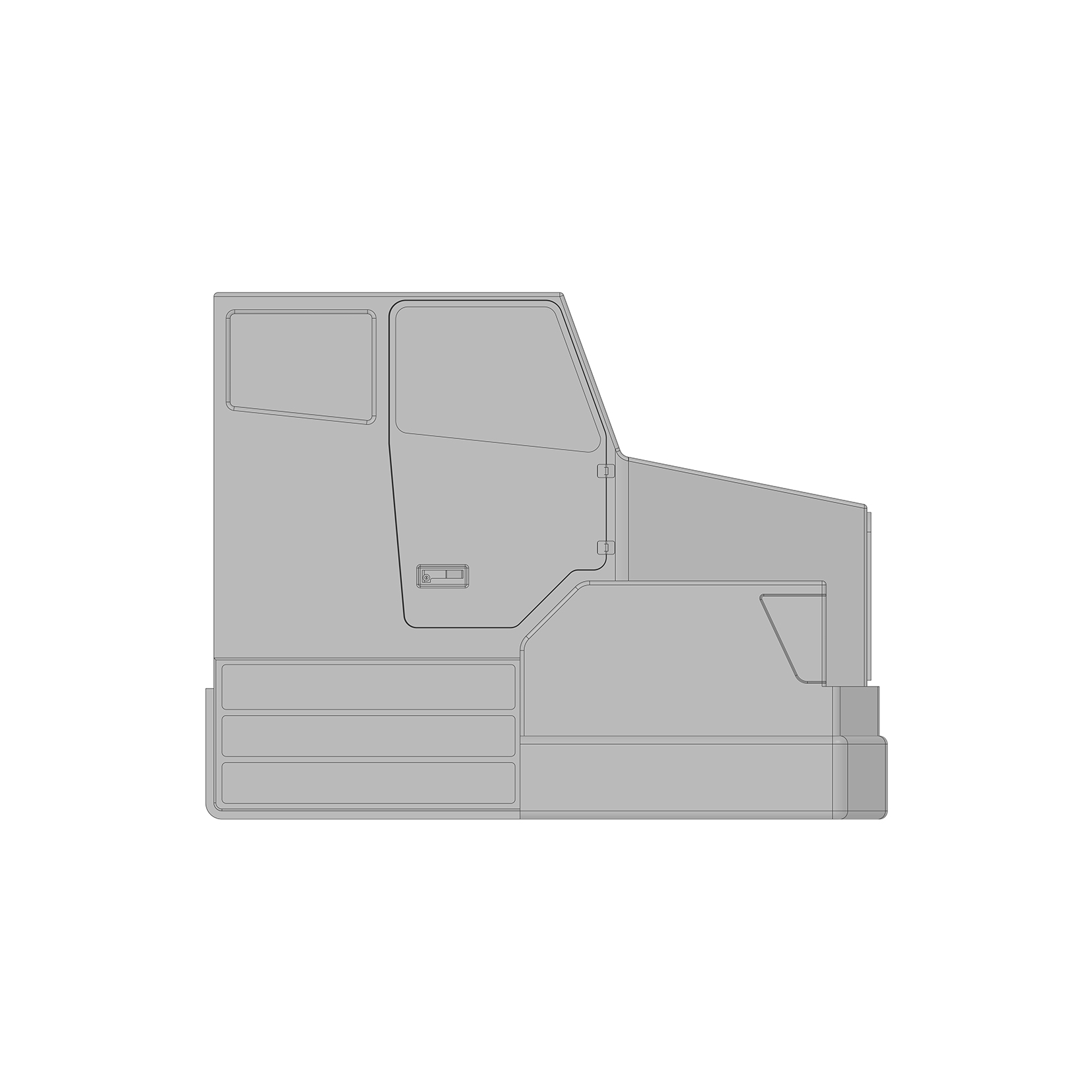 ZL070455工程机械驾驶室