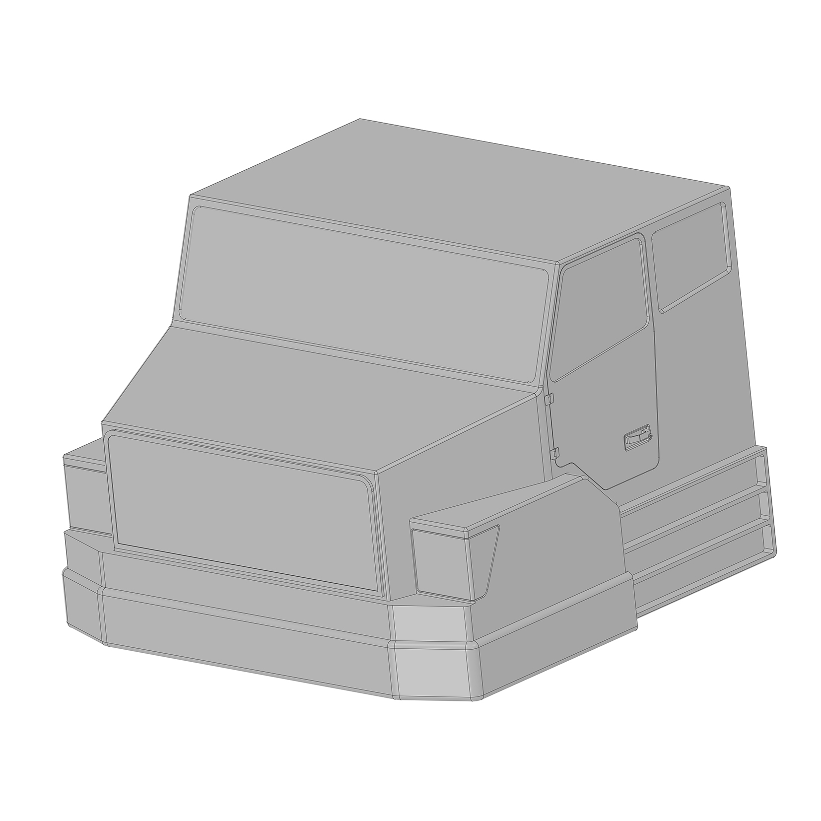 ZL070455工程机械驾驶室