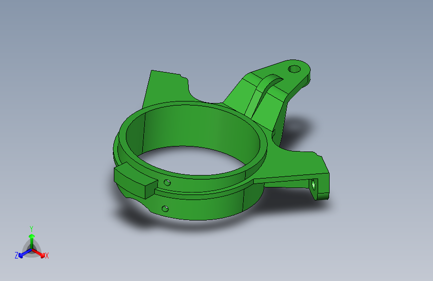 CA10B中间轴承支架数控仿真夹具设计三维ProE5.0带参+CAD+说明书