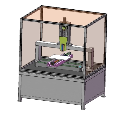 三轴联动点胶机三维三维SW2016带参+CAD+说明书