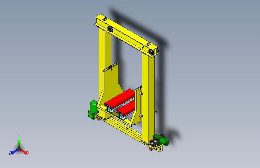 D0455-自动化立体仓库堆垛机三维SW2012带参+CAD+说明书