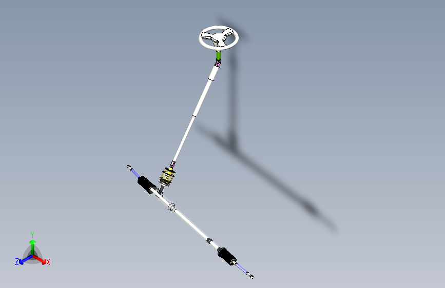 华晨宝马齿轮齿条转向器的设计三维SW2012带参+CAD+说明书