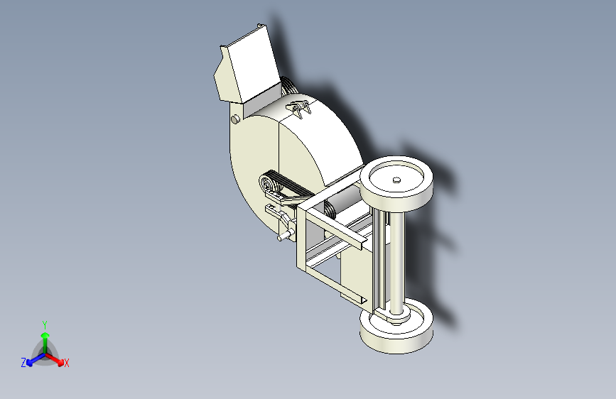 D1120-小型可移动式树枝粉碎机的设计+CAD+说明书