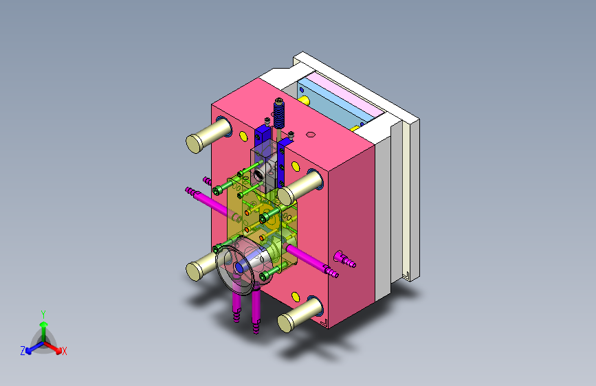 负压盖压铸模具设计[三维UG]【22张CAD图纸】三维UG+CAD+说明书