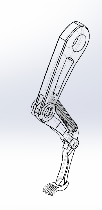 11机械狗后肢结构模型