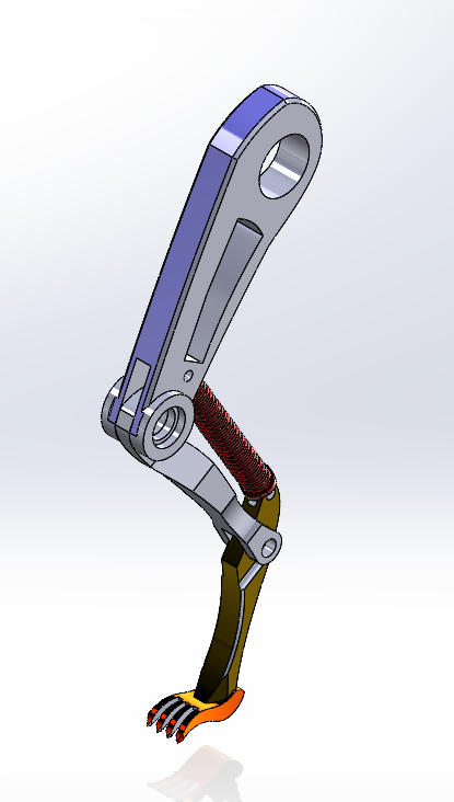 11机械狗后肢结构模型