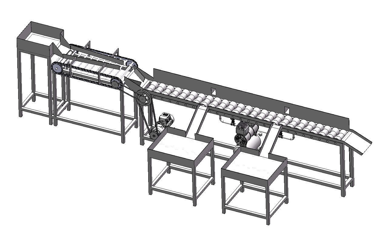 水果分级分拣机三维SW2014带参