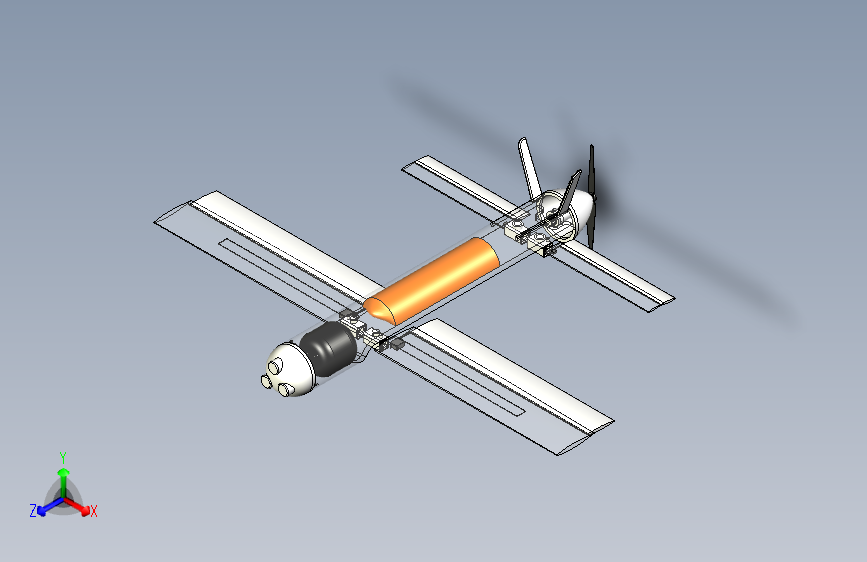 折翼无人机三维SW2023带参