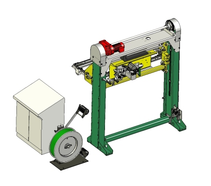 水平式捆扎机三维图三维Step