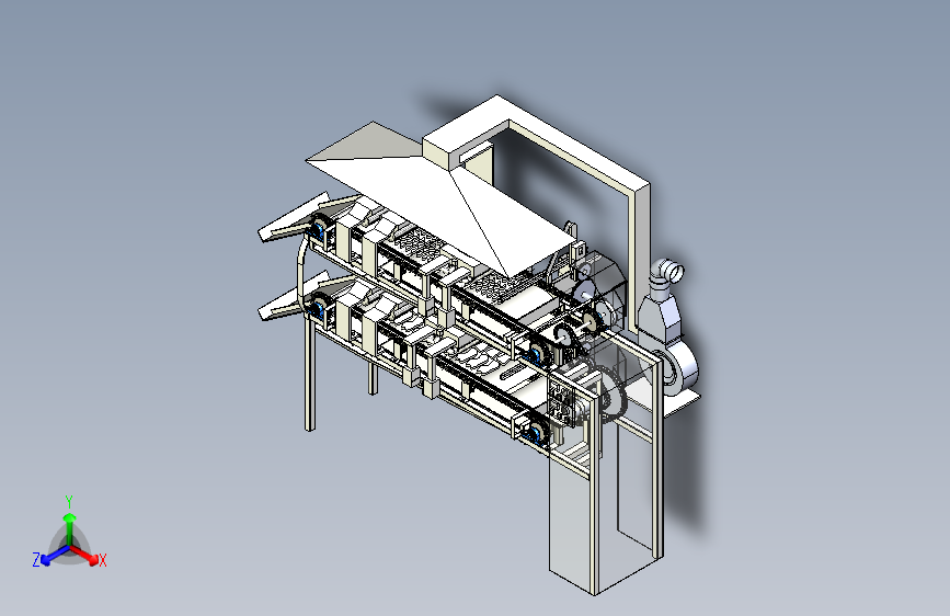 全自动烧烤机三维SW2017带参+CAD