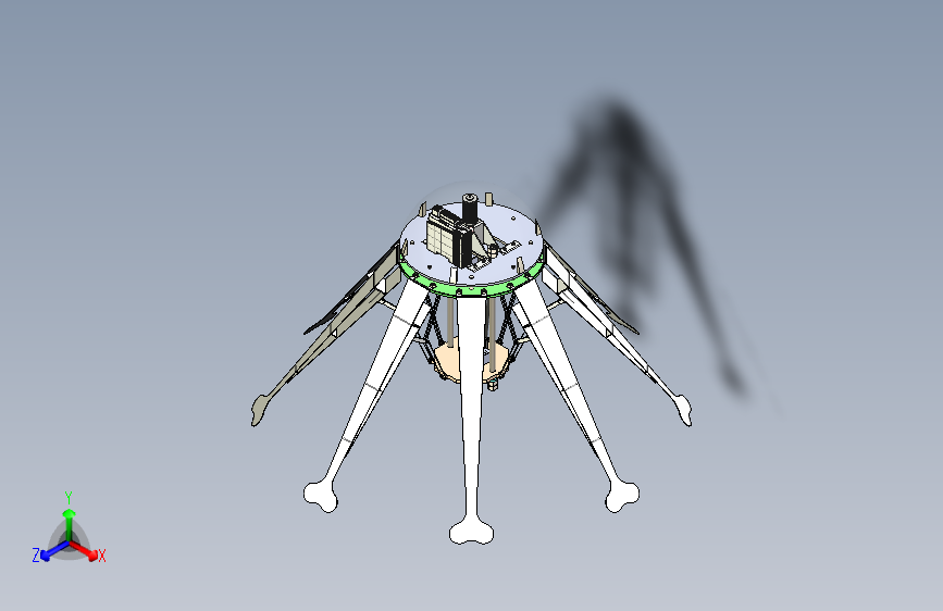 仿生机械水母三维SW2018带参+CAD