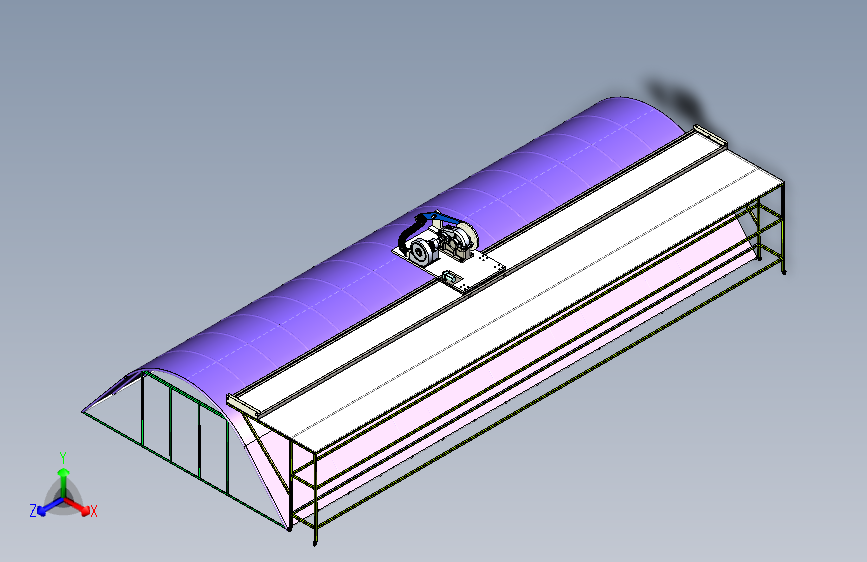 温室大棚除雪装置的设计三维SW2014带参+CAD+说明书