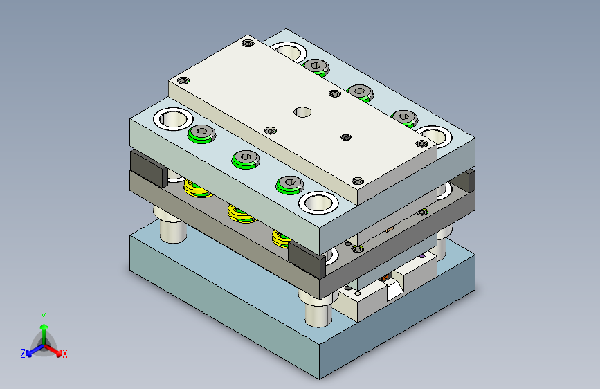 冲压模具rogressive-mold-for-phase-contact-1 5 STP