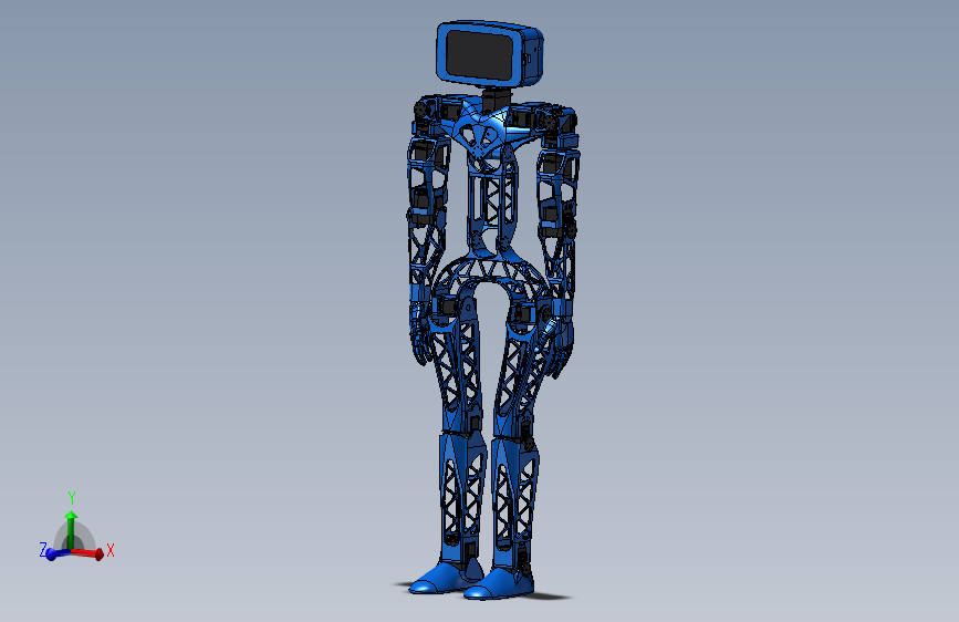 aster-3d打印机器人 主视图