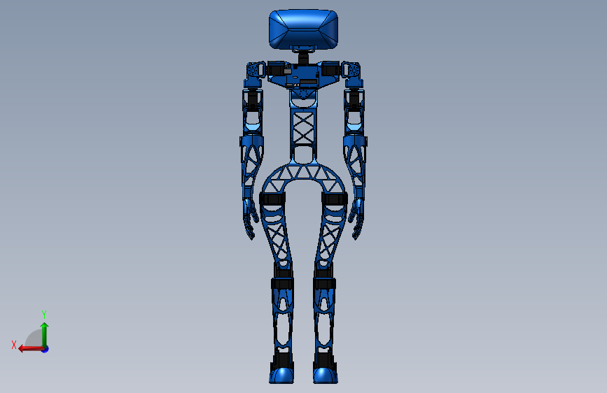 aster-3d打印机器人 背面视图