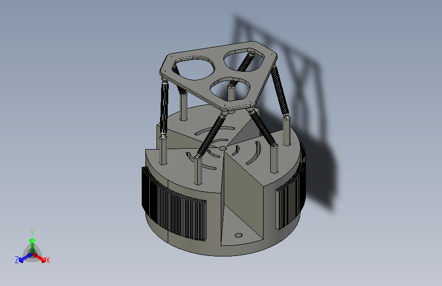 41- 并联机器人  magnetic-hexapod-1 7 STP