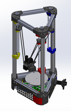 32- 并联机器人 mpdelta-200mm-dual-linear-delta-3d-printer-by-guzior-1 5 STP SW23