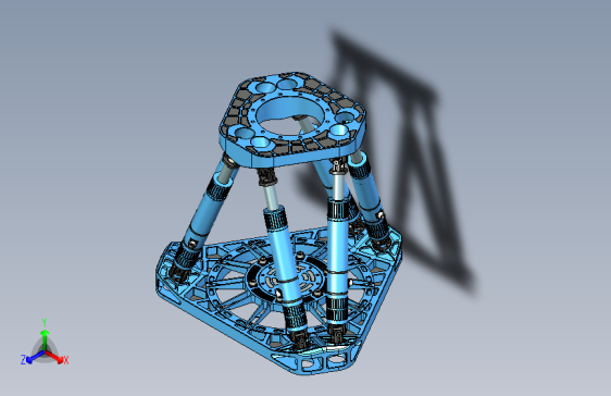 18-  并联机器人hexapod-61 STP