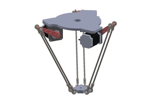 17-  并联机器人delta-robotic-arm-1 1 STP