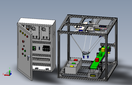 10-  并联机器人Delta robot image processing application SW21