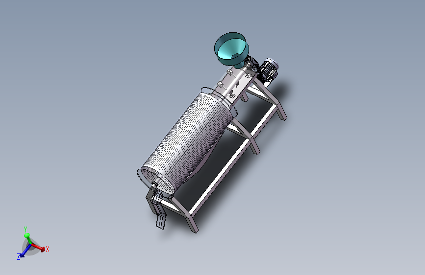 番茄打浆机SolidWorksDWG图纸