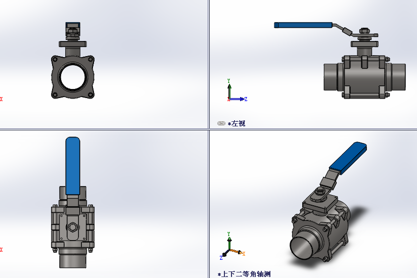 焊式球阀 共8种规格