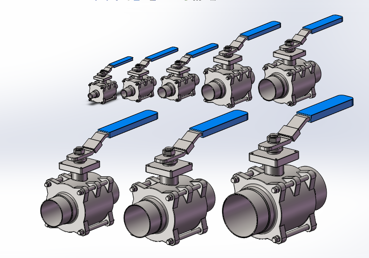 焊式球阀 共8种规格