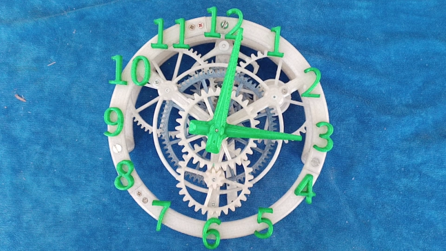 挂钟时钟3D打印图纸+STL格式