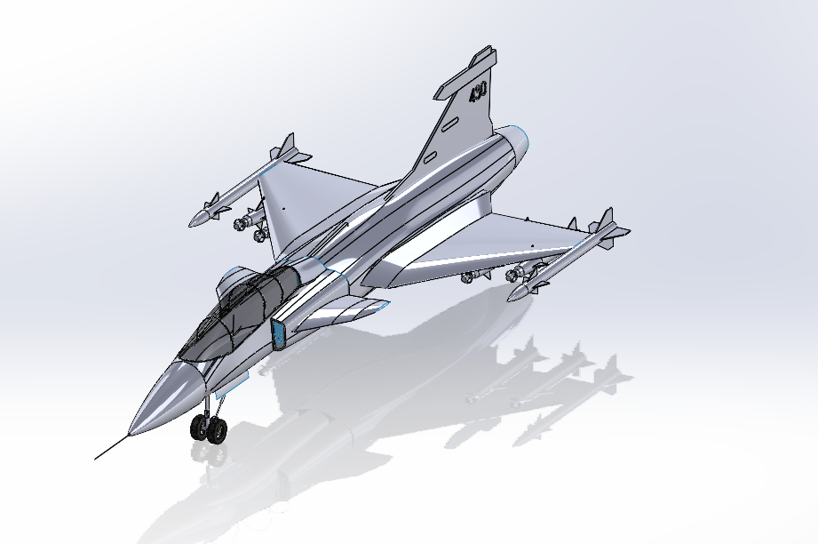 Falcon+F16战斗隼战斗机简易模型