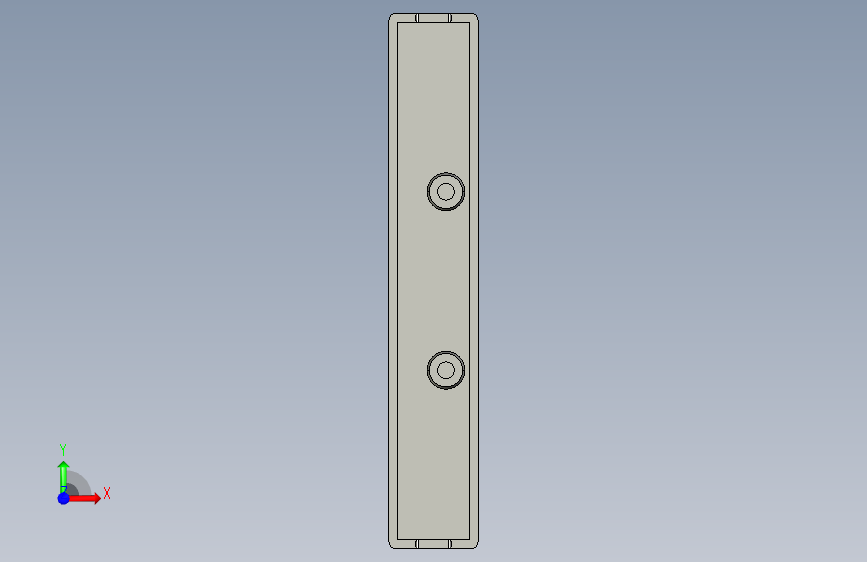 QB-ACC-ECP-8-20120端面盖板 正面视图