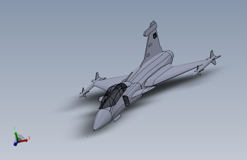 F16战斗隼战斗机简易