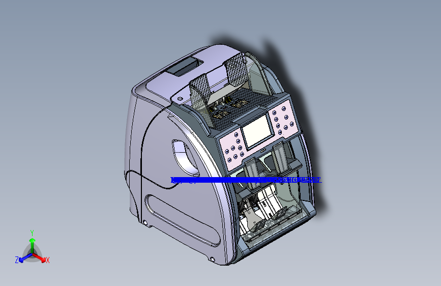 半纸钞清分机（装配图文件名00-111-00-s1.asm）