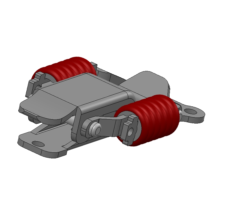 E0965-弹簧锁模型三维SW2012带参