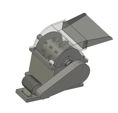 锤片粉碎机三维ProE5.0带参+CAD