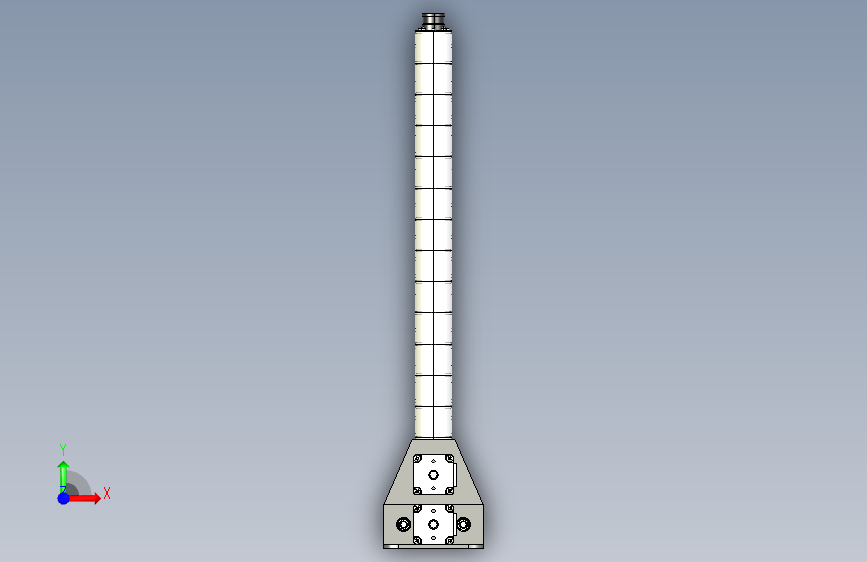 76-机械臂 机器人snake-medical-robot-1.snapshot.2 正面视图