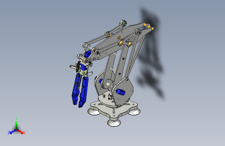 60-机械臂 机器人robotic-arm-with-gripper