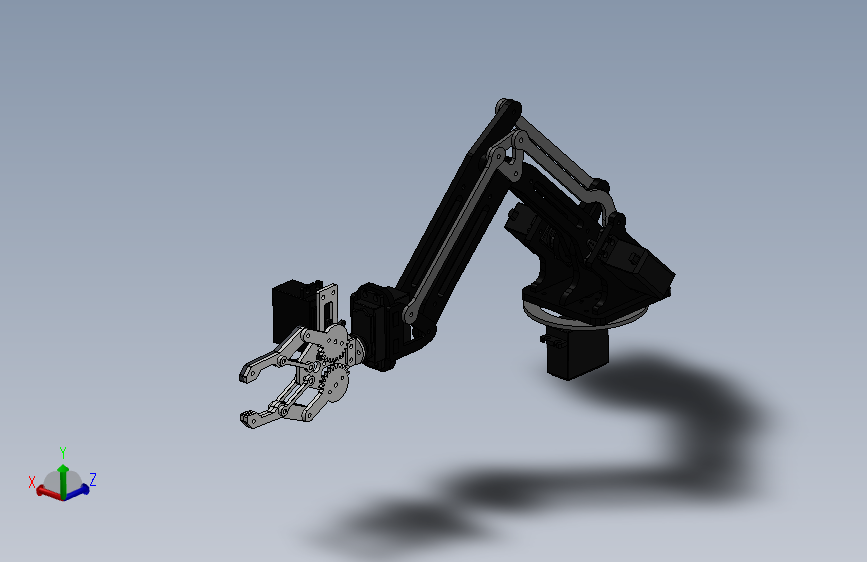 33-机械臂 机器人robot-arm-4dof-lengan-robot