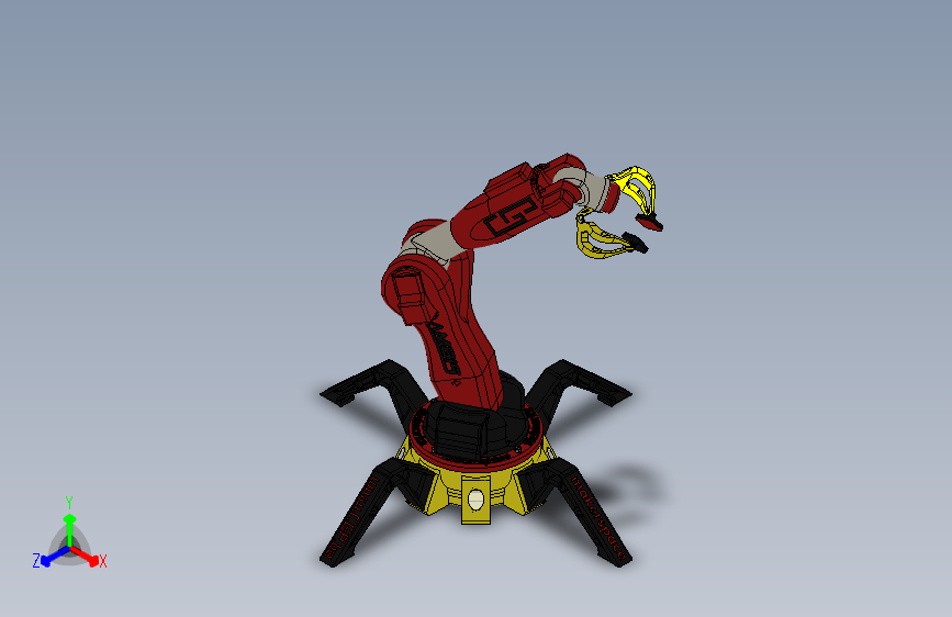 22-机械臂 机器人AMBIS 3D model solidworks_MakerSpace_CGPdesign