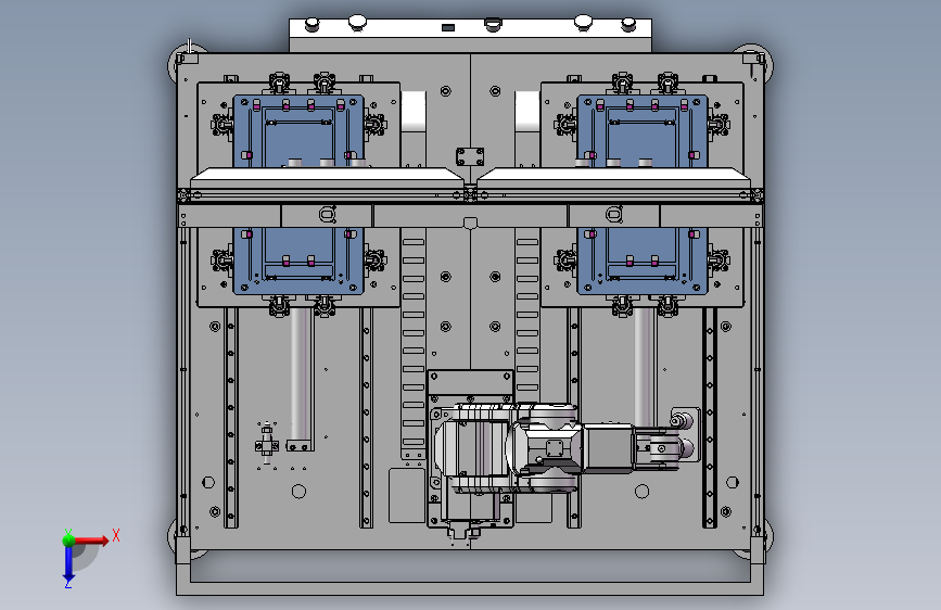 100- 六轴机械手自动激光焊接机 SW14_SOLIDWORKS 2014_模型图纸下载 – 懒石网