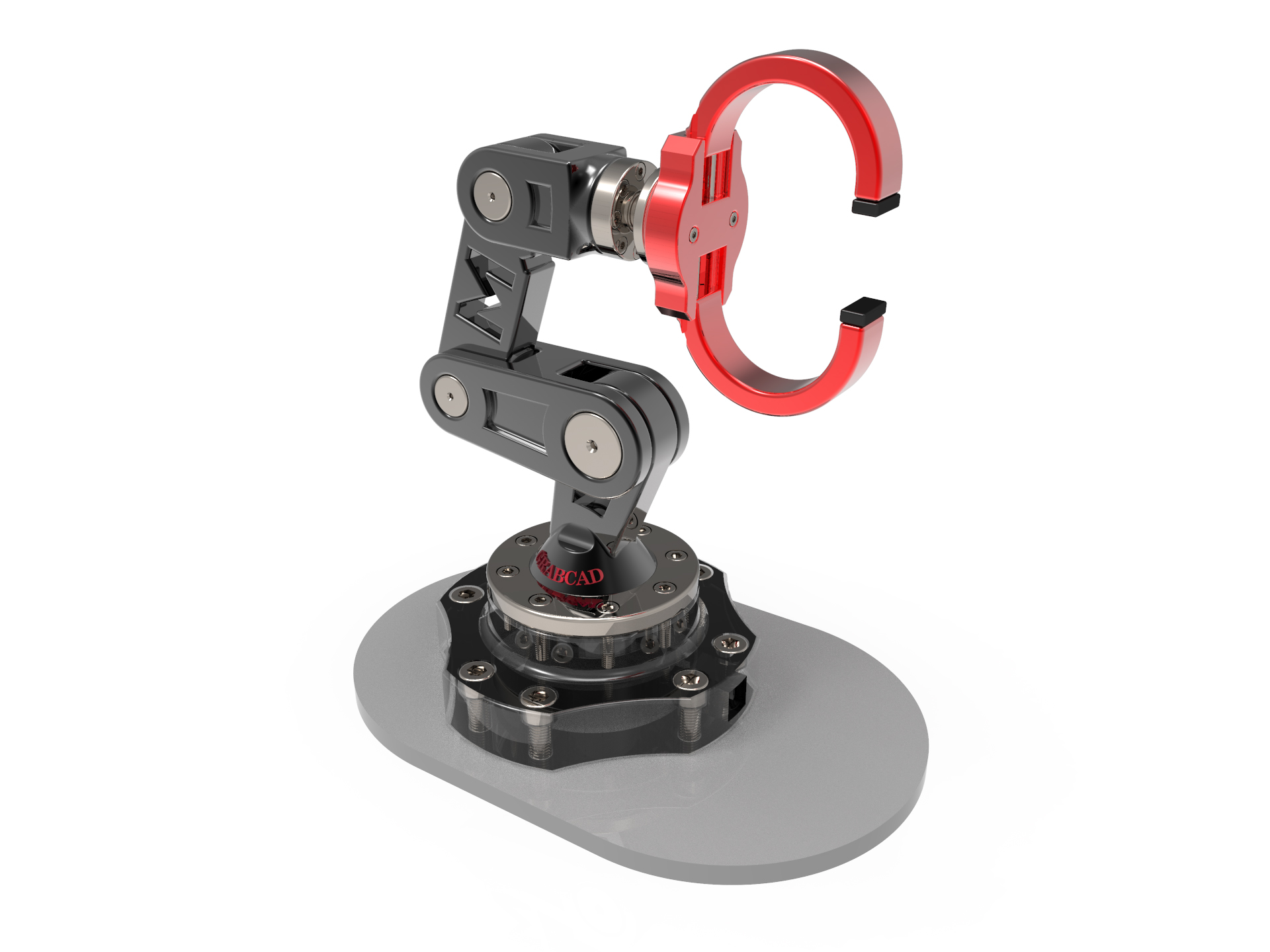 037- Grabcad4m机械臂 SW17