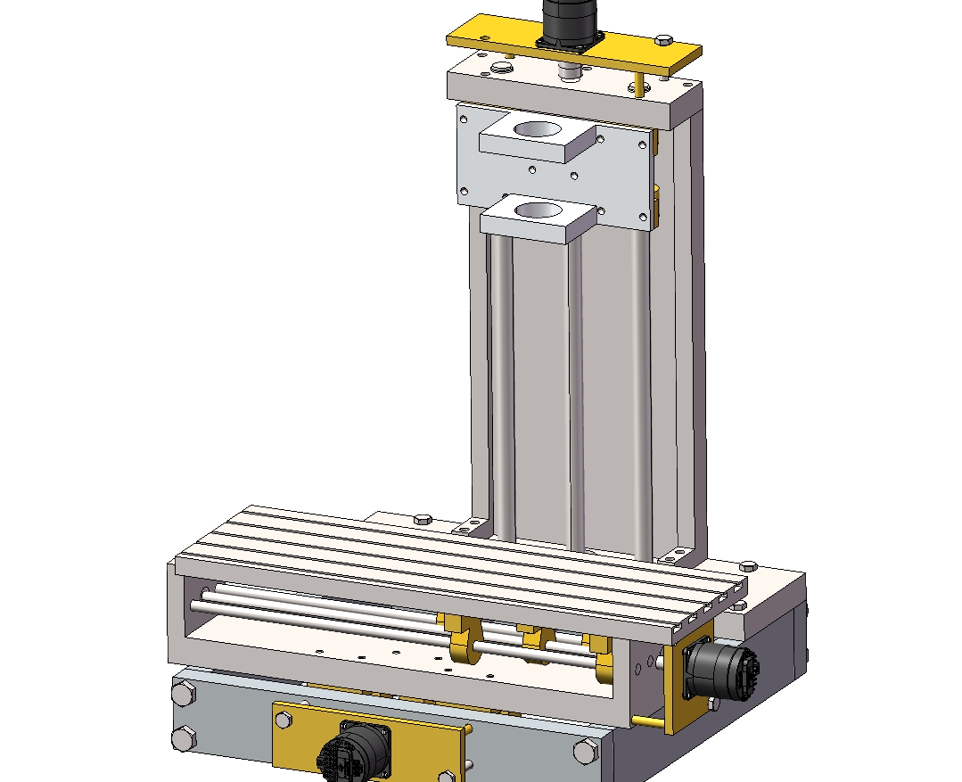 Z0589-小型机床结构三维SW2020无参