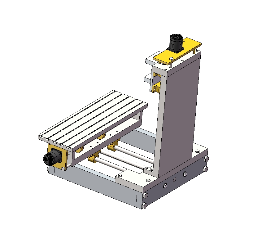 Z0589-小型机床结构三维SW2020无参