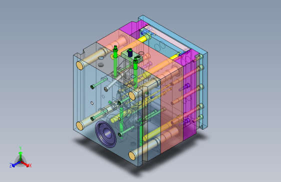 Z0757-电机壳体压铸模具设计三维UG+CAD+说明书