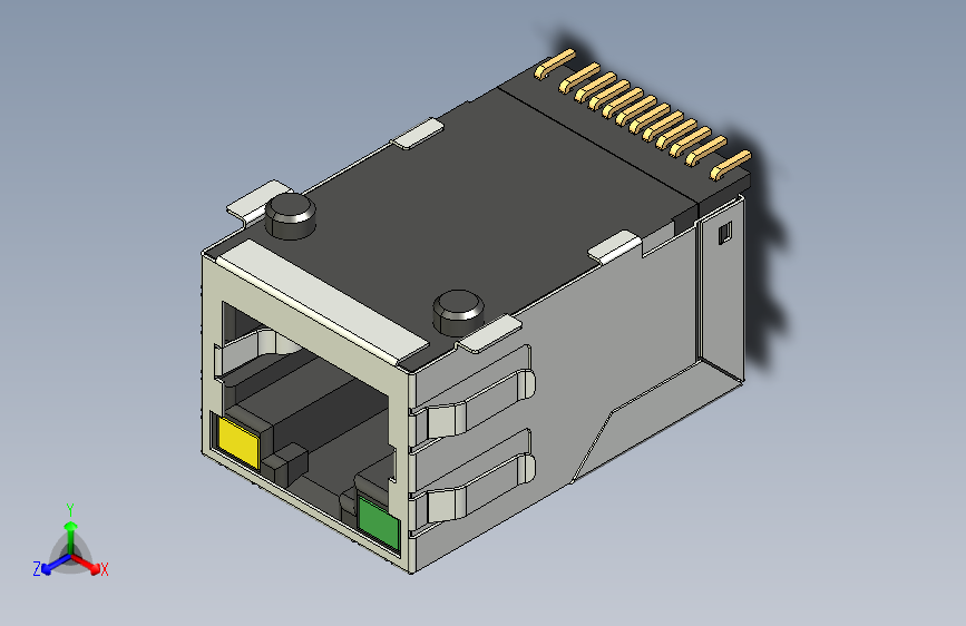 网口hr961160c-1X1RJ45_SMT