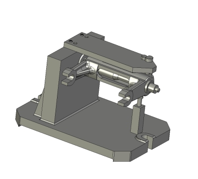 D1274-主离合器分离叉钻M10孔夹具设计三维ProE5.0带参+CAD+说明书