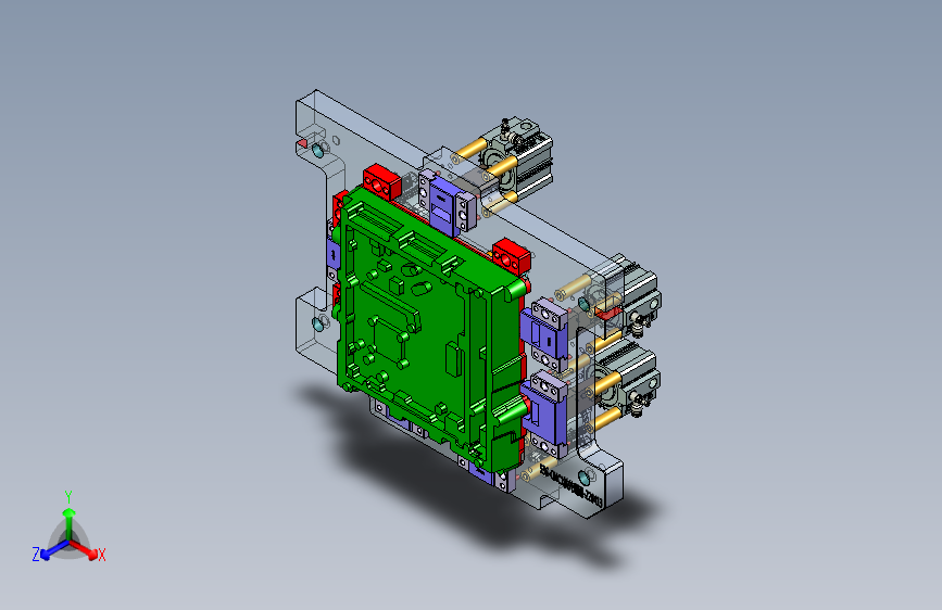 536-CNC1铣外观面工装治具模型-220413