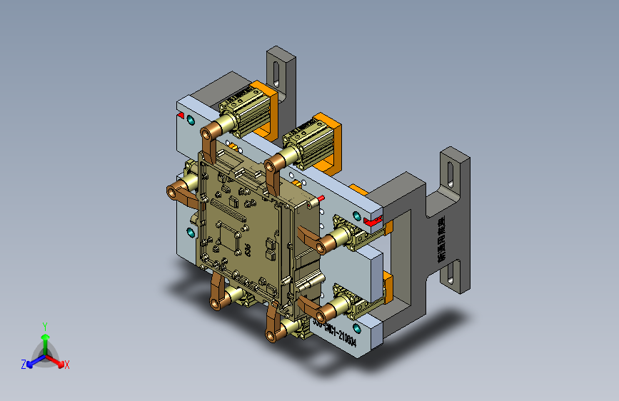 536-CNC1铣外观面工装治具模型-20210623-老治具