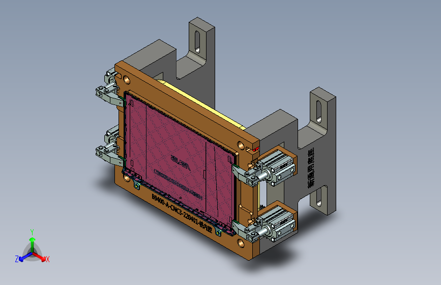 B9400-A-CNC3-铣内腔工装治具模型-220401