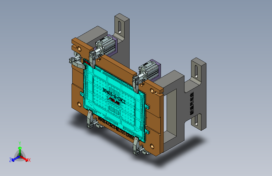 B9403-A-CNC2-铣LOGO工装治具模型-220816